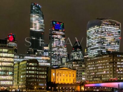 Lit up Concrete Jungle - S L Davis Photography